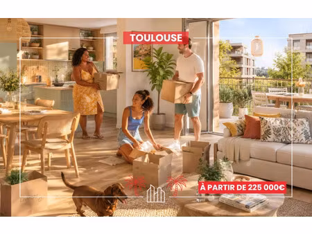 vente appartement neuf 2 pièces 39m2 toulouse - 228000 € - surface privée
