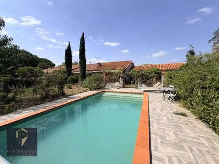 maison de charme t5 - jardin - piscine - plain pied