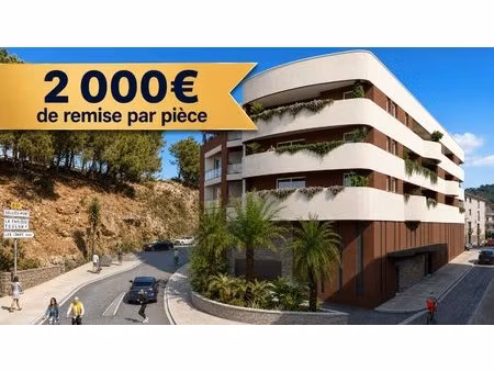 appartement t3 neuf d'exception avec terrasse au cœur du village