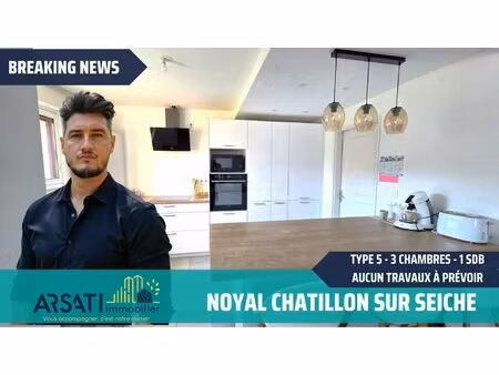 ? exclusivité – maison 95 m² avec 3 chambres  garage et d