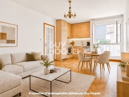 issy-les-moulineaux – bords de seine / limite boulogne – 49 m² au potentiel 3 pièces – par