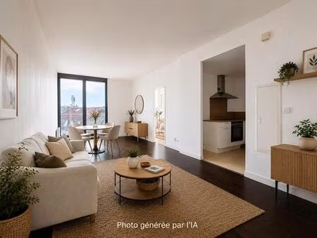 appartement roubaix t4 de 76.70 m² avec place de stationnement