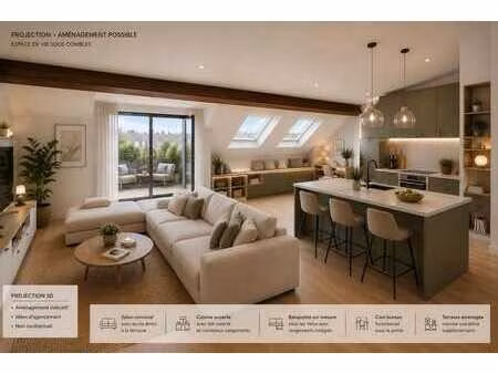 investisseur/famille | 2 appart. loués 158m² + terrasse