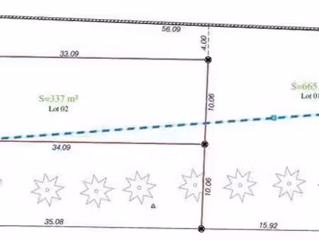 vente terrain à landeronde (85150) : à vendre / 665m² landeronde