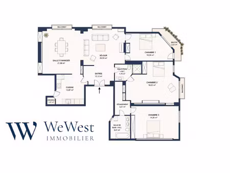 appartement de luxe à vendre dans le quartier saint philippe du roule