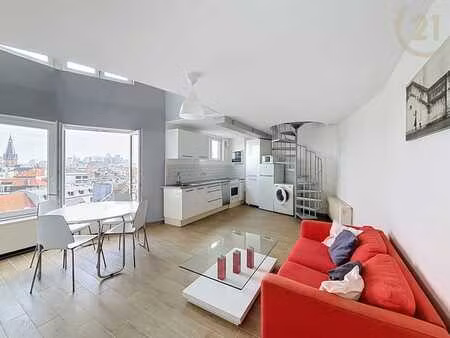 duplex 1 chambre avec vue panoramique sur bruxelles