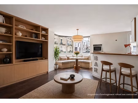 vente appartement 2 pièces 55 m² à paris 20ème (75020)  490 000 €