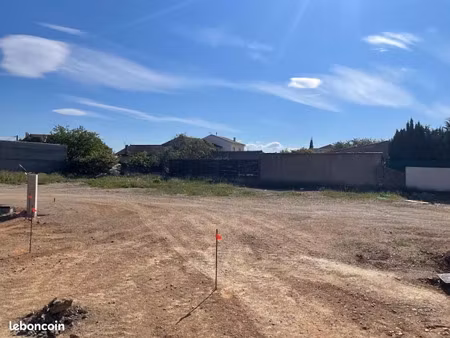vente terrain 460 m² à pépieux (11700)  47 900 €