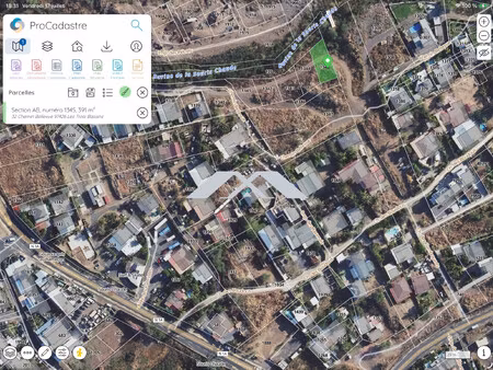 terrain 391m² trois bassins
