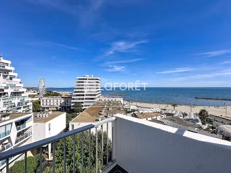 la grande motte - vue sur mer - lot de deux appartements