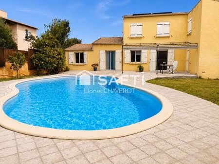 maison 4 chambres en impasse  200m²  1000m² terrain  piscine