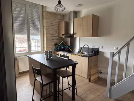location meublée duplex 3 pièces 52.67 m² à marmande (47200)  555 €