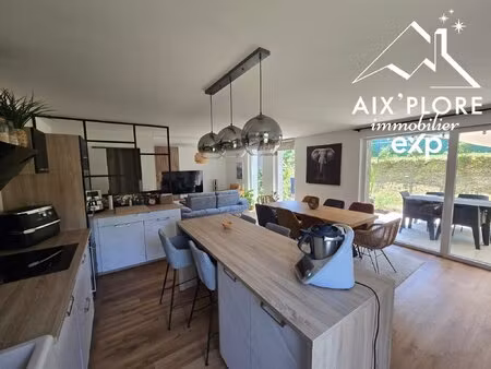 cognin t3 d'exception en rez-de-jardin avec 142 m² de jardi