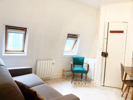 location meublée appartement 1 pièce 19 m² à paris 3ème (75003)  950 €