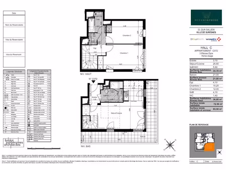 location appartement 3 pièces 73 m² à suresnes (92150)  1 803 €