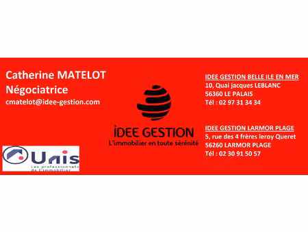 belle ile en mer sauzon vente propriete 6 pièces principales + dépendances
