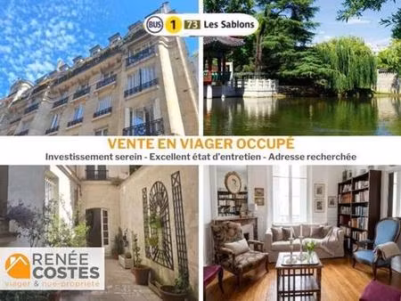 viager occupé - f71-h73 ans - neuilly sur seine (92200)