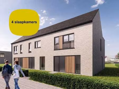 energiezuinige woning  4 slaapkamers mogelijk