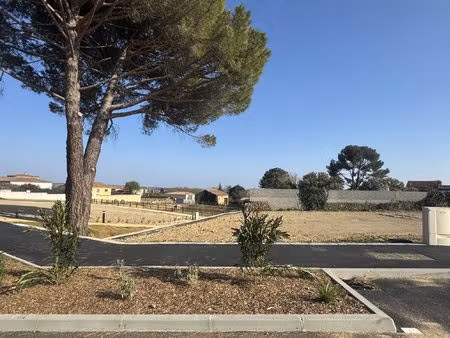 terrain constructible viabilisé 425m² - lotisssment en village