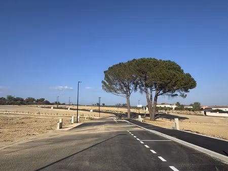 terrain constructible viabilisé 520m² - lotisssment en village