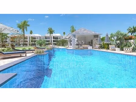 élégant appartement avec vue sur les jardins et la piscine – grand baie - mzimc1234