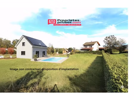 vente terrain 900 m² seyssel (01420)