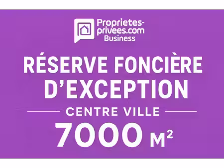 1000 troyes - terrain  réserve exceptionnelle-7000 m² en plein coeur de ville