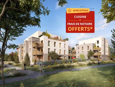 vente programme neuf t2  t3  t4 41 à 80 m² épron (14610)