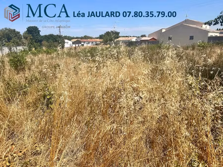 vente terrain 313 m² anais (17540)