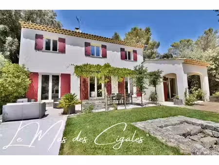 maison à vendre 7 pièces saint marc jaumegarde (13)  de 140 m² sur plus de 1 400 m²  4 cha