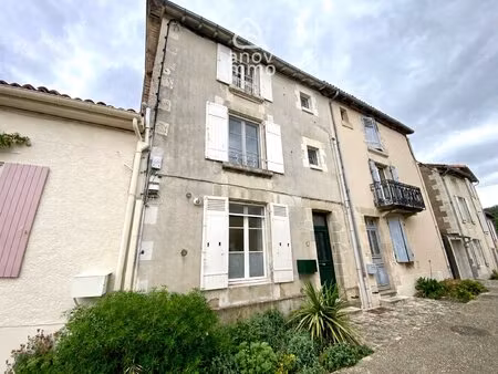 maison de bourg rénovée 115 m2 3 chambres 2 bureaux - jardin et terrasse sans vis-à-vis