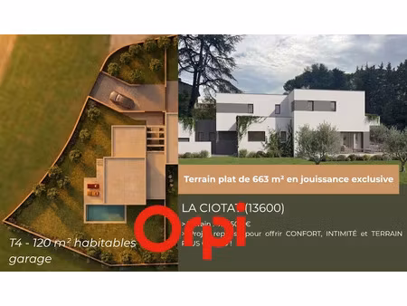 vente maison 4 pièces 120 m² à la ciotat (13600)  848 000 €