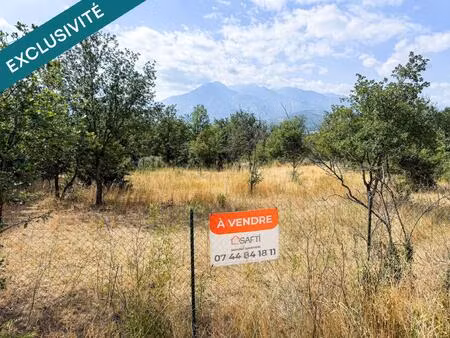 vente terrain 1950 m² catllar (66500)