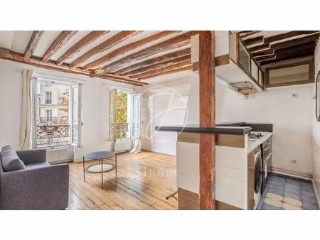 paris 18e - abbesses - appartement à louer - 2 pièces vide - 34m² - 1 chambre