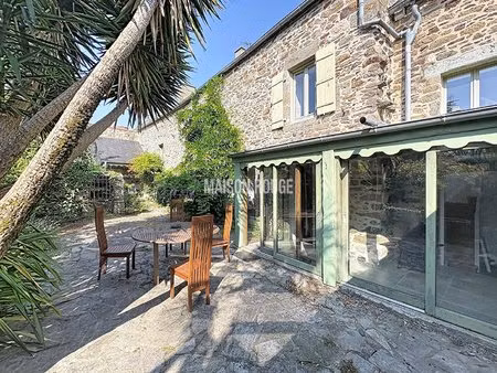 maison de caractère en pierre à vendre à saint-suliac avec jardin  terrasse et garage en..