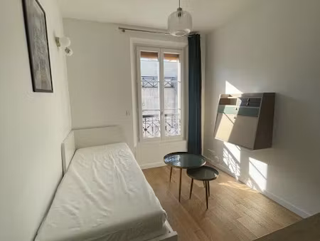 location meublée appartement 1 pièce 12 m² à paris 17ème (75017)  680 €