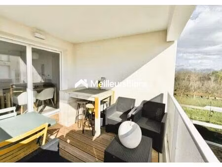 toulouse croix de pierre: bel appartement t3 avec terrasse vue garonne