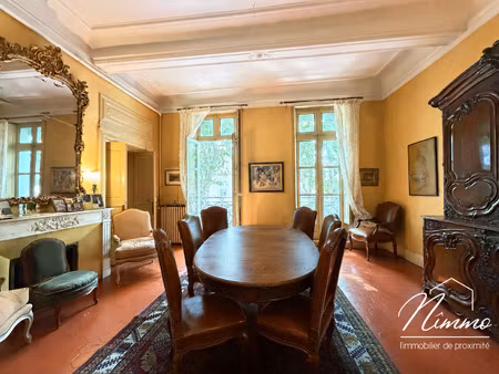 nîmes carnot gare appartement bourgeois t6 balcons grenier c