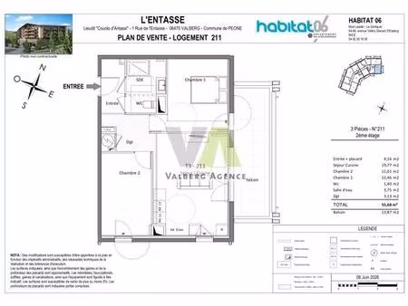 appartement de 3 pièces de luxe en vente à valberg  provence-alpes-côte d'azur
