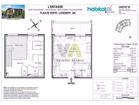 appartement de luxe en vente à valberg  france