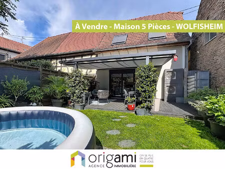 achat maison 5 pièces 104m² wolfisheim 67202