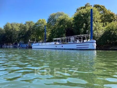péniche 6 pièces terrasse et environnement privilégié
