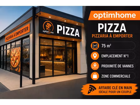 vente commerce 2 pièces 75 m² vannes (56000)