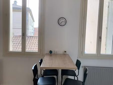 location t1 35 m2/ appartement étudiant meublé – avignon intra-muros – 10 min gare – charg