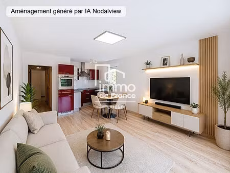 appartement la roche sur yon 2 pièces 44 m² + box