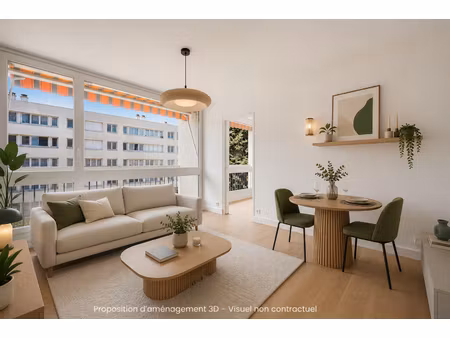 appartement 2 pièces lumineux - ligne 13 etienne dolet - balcons