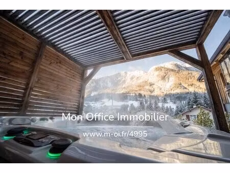 référence : 6253-tca. - chalet de haut standing 5 suites - sauna et spa - au calme absolu