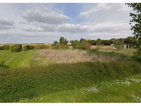 vente terrain à batir 861 m² à hangest-en-santerre (80134)  42 000 €