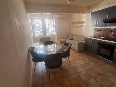 location t2 34m2 meublé centre village