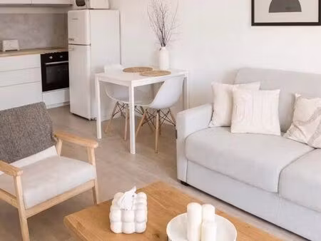 à louer – superbe t2 meublé de 37 m² entièrement rénové – résidence sécurisée